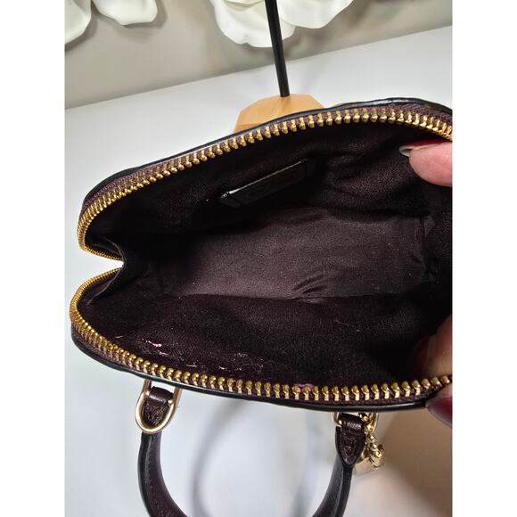 COACH Micro Mini Sierra Satchel Oxblood - Picture 6 of 8